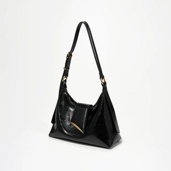 Comparable Beans Crna ženska torbica tipa kanta s jednim remenom, crossbody luksuzni tote 2025