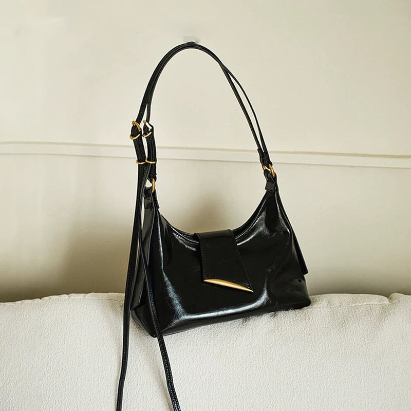 Comparable Beans Crna ženska torbica tipa kanta s jednim remenom, crossbody luksuzni tote 2025