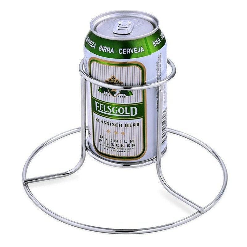 Suport electroplacat pentru frigerea puiului, rotund, din oțel inoxidabil, portabil