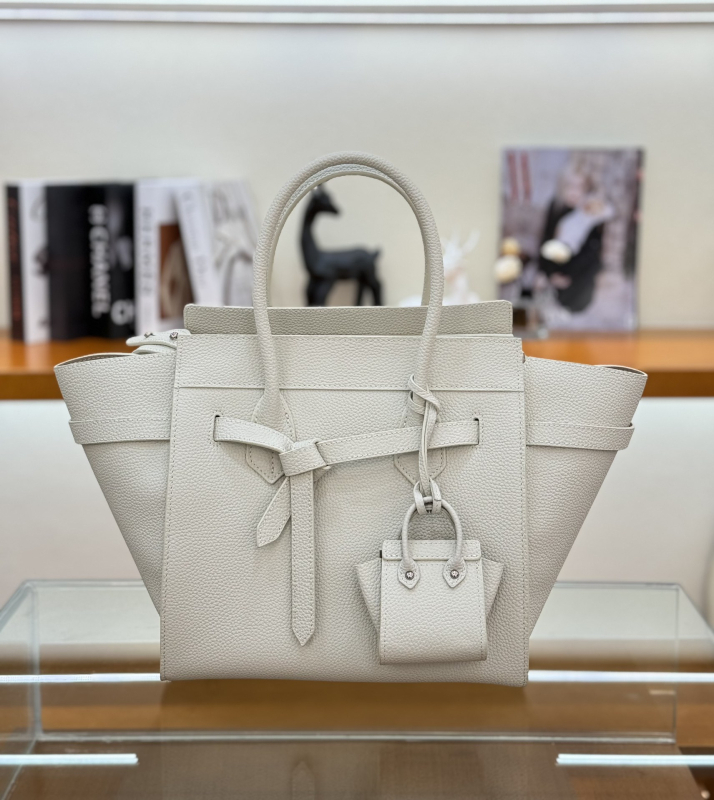 Crossbody torba od kože prvog sloja s motivom osmijeha, velika kapaciteta, košasti dizajn, s jednom naramenicom