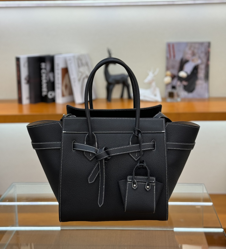 Crossbody torba od kože prvog sloja s motivom osmijeha, velika kapaciteta, košasti dizajn, s jednom naramenicom