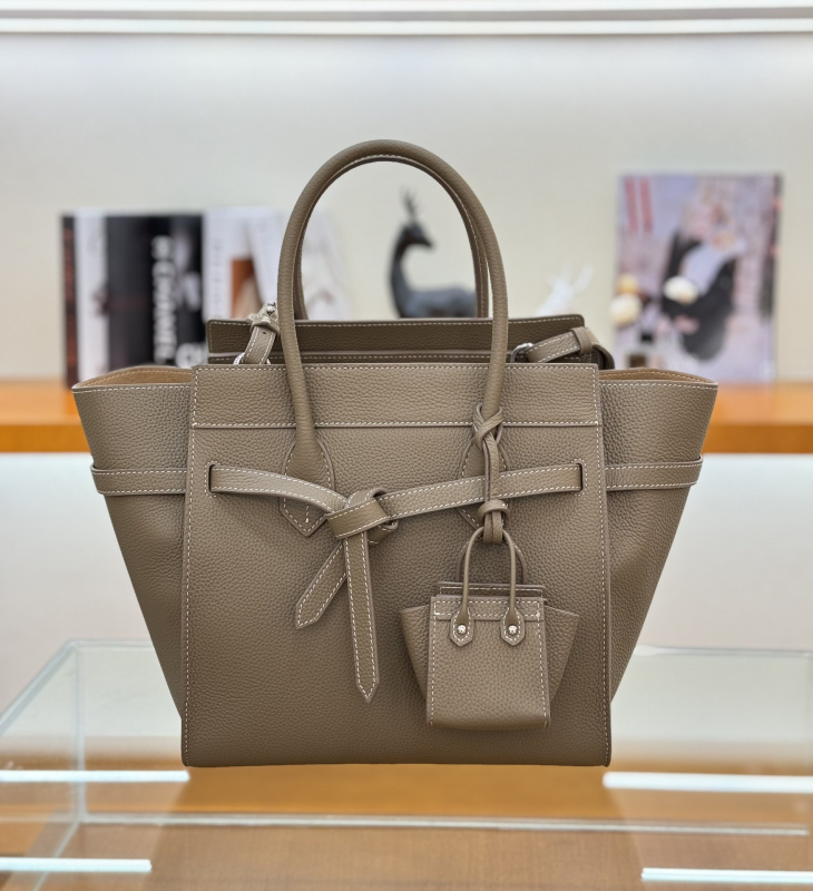 Crossbody torba od kože prvog sloja s motivom osmijeha, velika kapaciteta, košasti dizajn, s jednom naramenicom