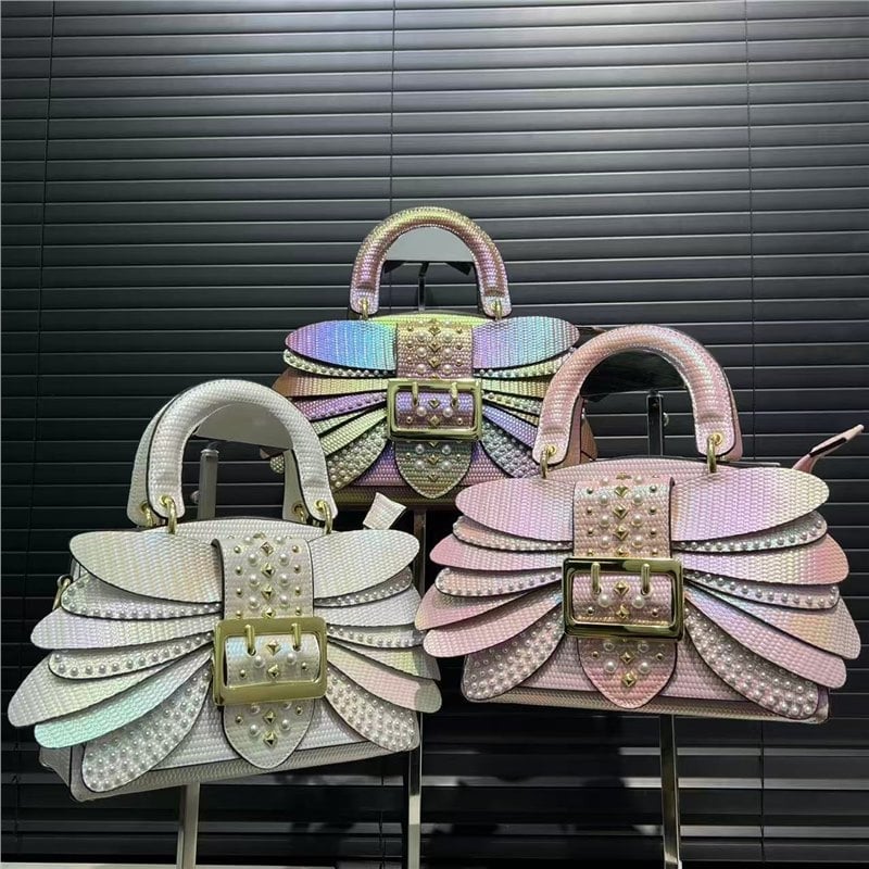 Ženska torbica s krilima, gradientna, elegantna PU crossbody