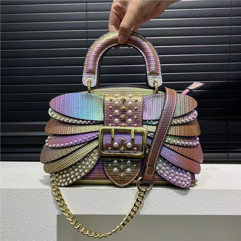 Ženska torbica s krilima, gradientna, elegantna PU crossbody