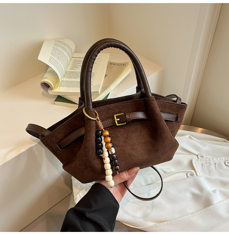 Ženska matirana torba za rame, novi model za jesen/zimu 2025, retro minimalistička crossbody torba s leopard printom i dizajnom krila