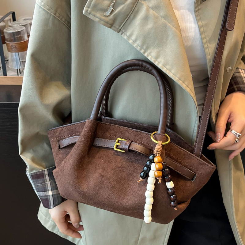 Ženska matirana torba za rame, novi model za jesen/zimu 2025, retro minimalistička crossbody torba s leopard printom i dizajnom krila