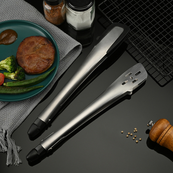Clip pentru grătar din oțel inoxidabil, 31×4 cm, clip de alimente multifuncțional, exterior, protecție împotriva arsurilor