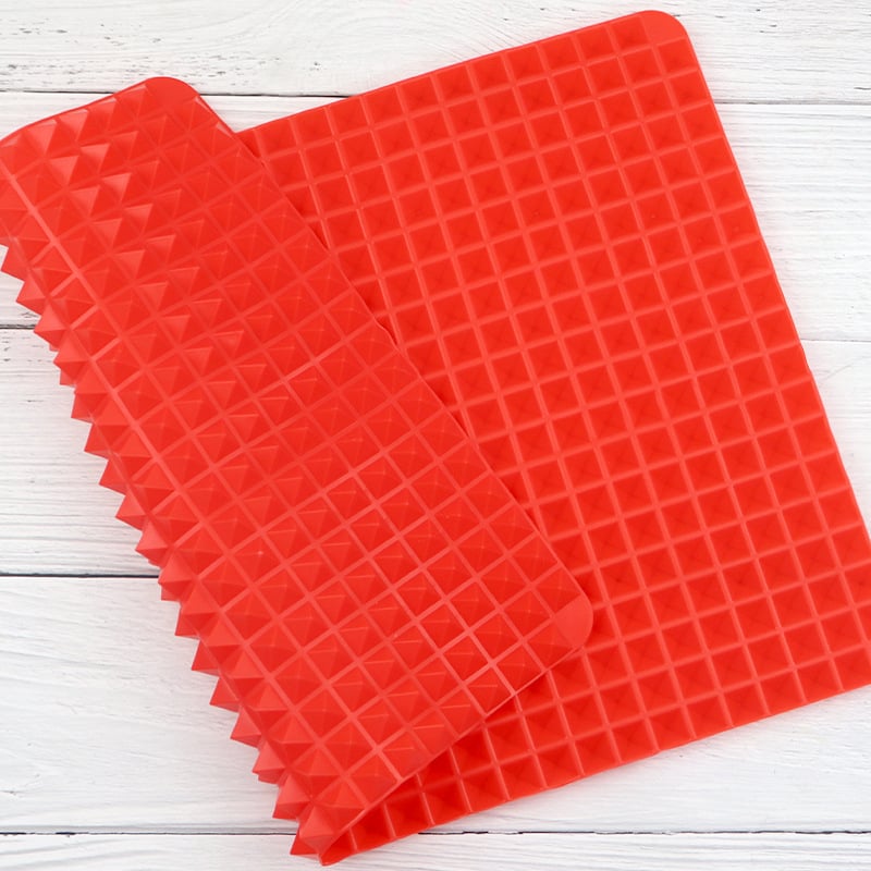 Covoraș piramidal din silicon pentru grătar și cuptor, rezistent la temperaturi înalte, pentru cuptor cu microunde