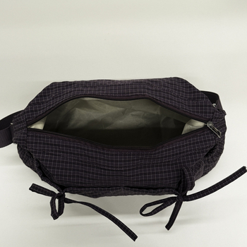 Ženska torba Cloud s kariranim uzorkom, šnuro i plisom, velika zapremina, ruksak ili crossbody