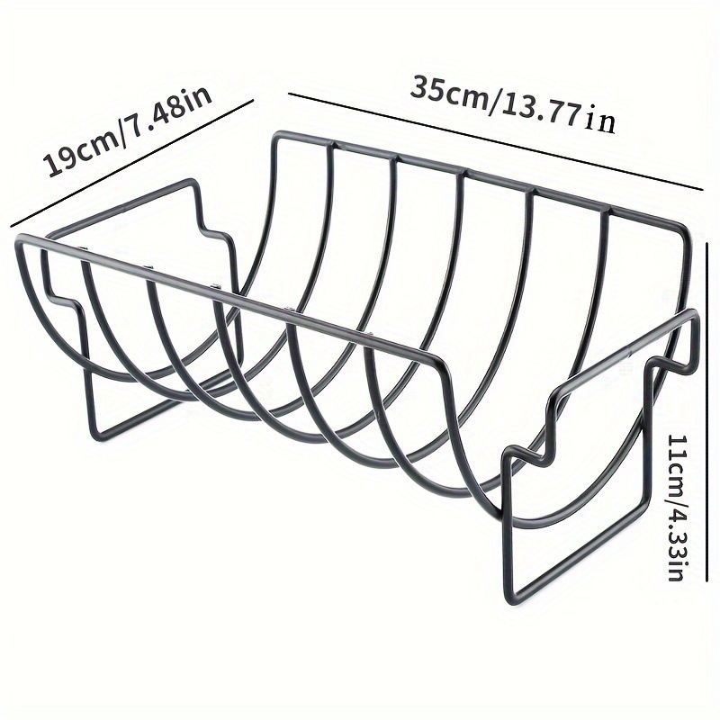 Raft de grătar în formă de arc, multifuncțional pentru gătit în aer liber, rezistent la temperaturi înalte
