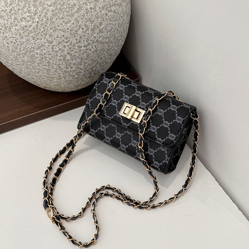 Ženska torba s dijamantnim uzorkom, novi model 2026, mini crossbody s lancem