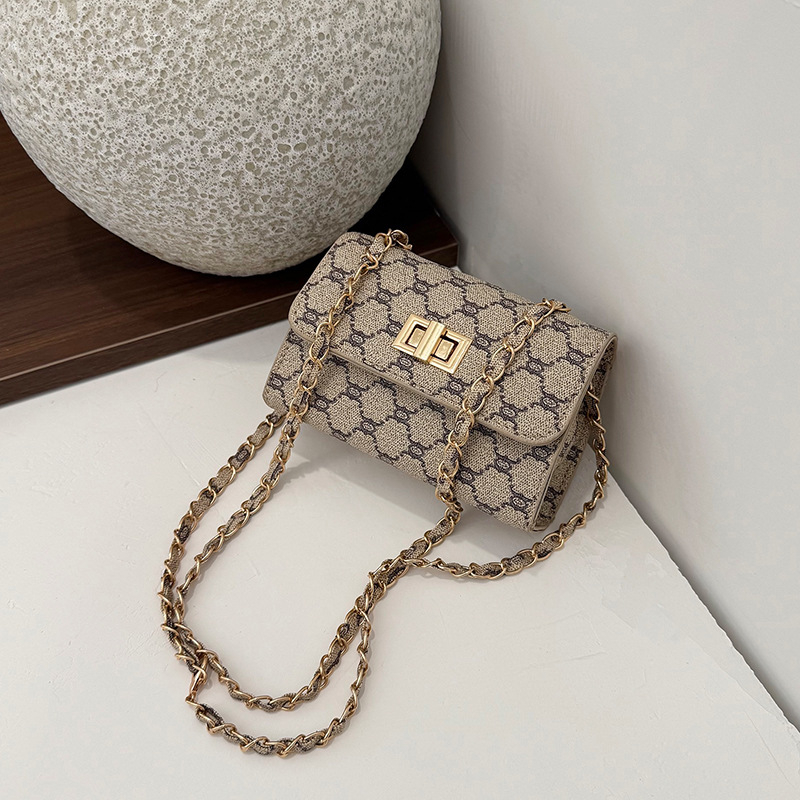 Ženska torba s dijamantnim uzorkom, novi model 2026, mini crossbody s lancem