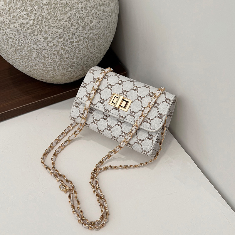 Ženska torba s dijamantnim uzorkom, novi model 2026, mini crossbody s lancem