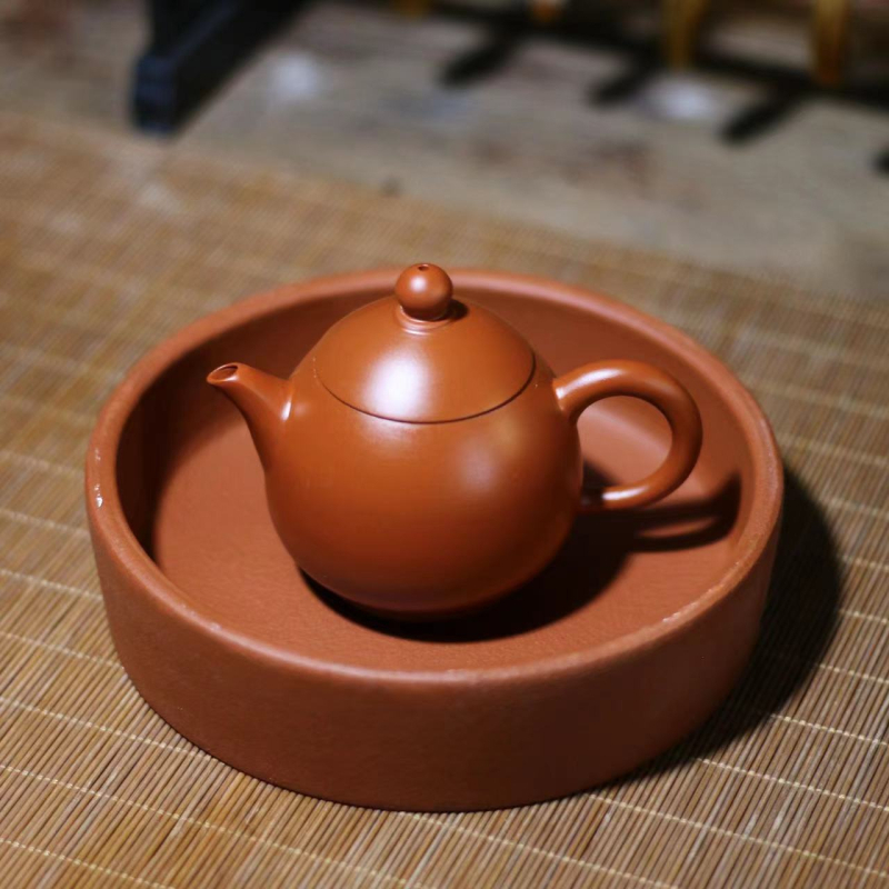 Focar ceramic pentru fierberea apei cu cărbune, lut roșu, sobă mică pentru ceai, pernă izolatoare, suport pentru ceai și bază pentru soba cu cărbune