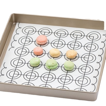 Covoraș din silicon pentru macarons, mat de copt rezistent la temperaturi înalte