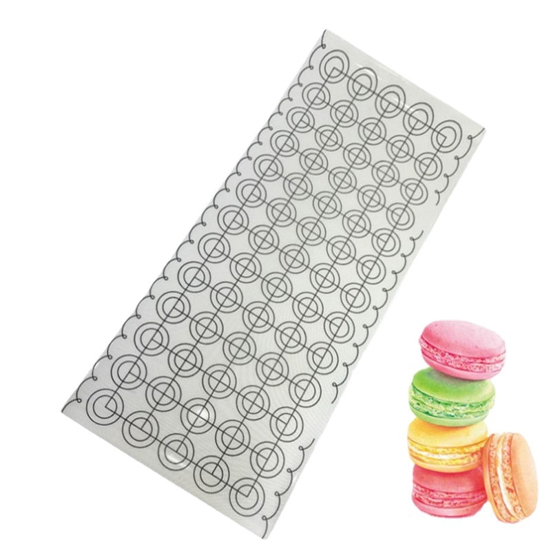 Covoraș din silicon pentru macarons, mat de copt rezistent la temperaturi înalte