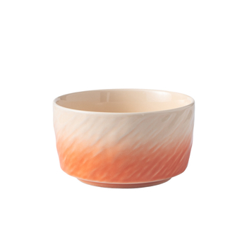 Vas ceramic în gradient, cu finisaj sub glazură, rotund, compatibil cu microundele, pentru orez, supă sau tăiței, stil nordic minimalist, diametrul 11–11,9 cm