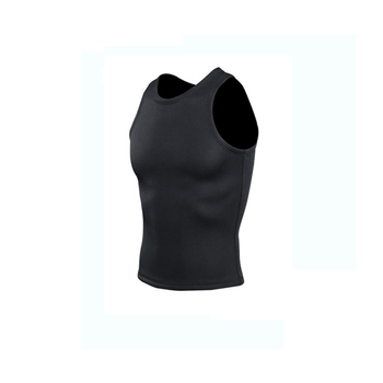 3 mm neopren potapna vest s okruglim izrezom, termalna, bez zipa, kratkih rukava, za muškarce