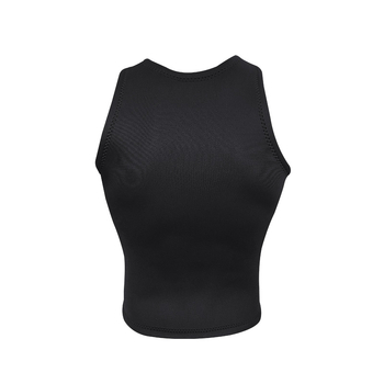3 mm neopren potapna vest s okruglim izrezom, termalna, bez zipa, kratkih rukava, za muškarce
