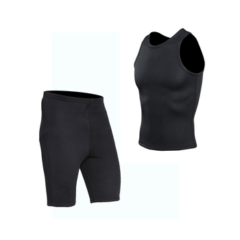 3 mm neopren potapna vest s okruglim izrezom, termalna, bez zipa, kratkih rukava, za muškarce