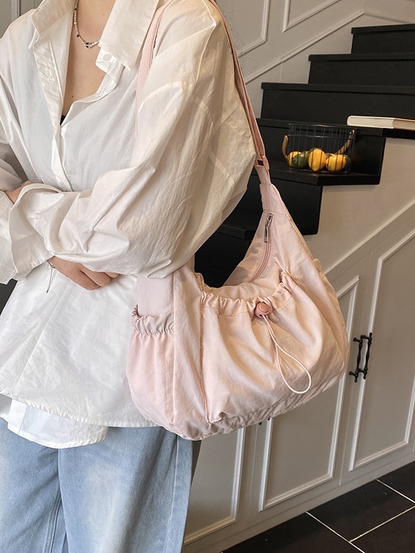 Modna torba s dizajnom oblaka, velika kapacitet, torba za rame i crossbody, lagana, plisirana, za žene, 2025 nišni dizajn