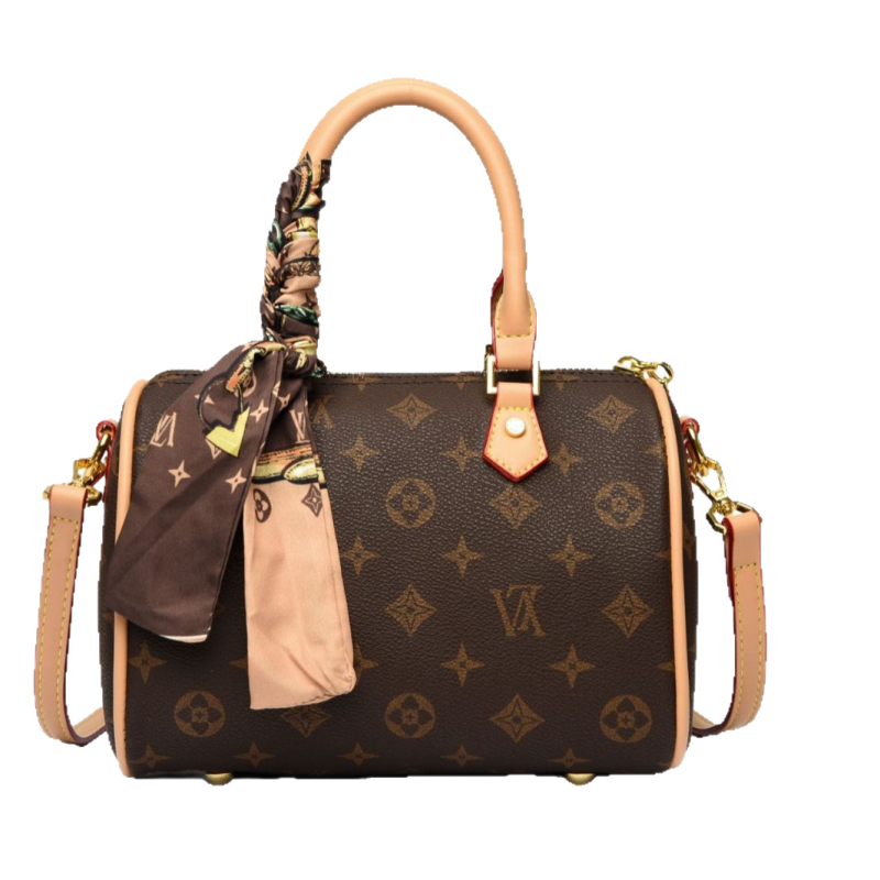 2025 nova ženska torba, luksuzan dojam, euroamerički retro Boston stil, svestrana za ramenu i crossbody