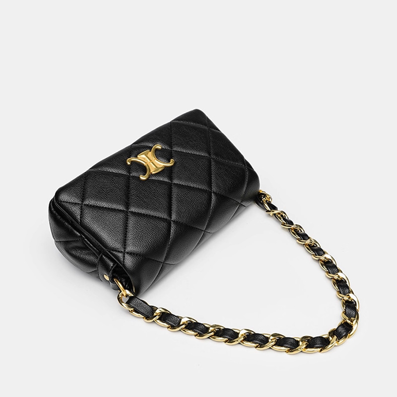 Ženska torba od prave kože s dijamantnim šivanjem, mala kvadratna torba, velika kapaciteta, za rame ili crossbody s lancem