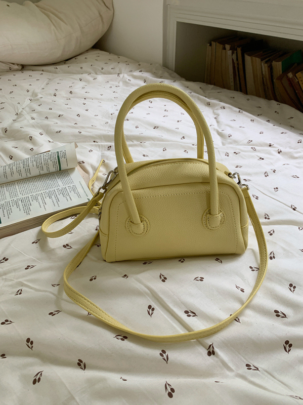 PU torba u Boston stilu, mala, s crossbody remenom