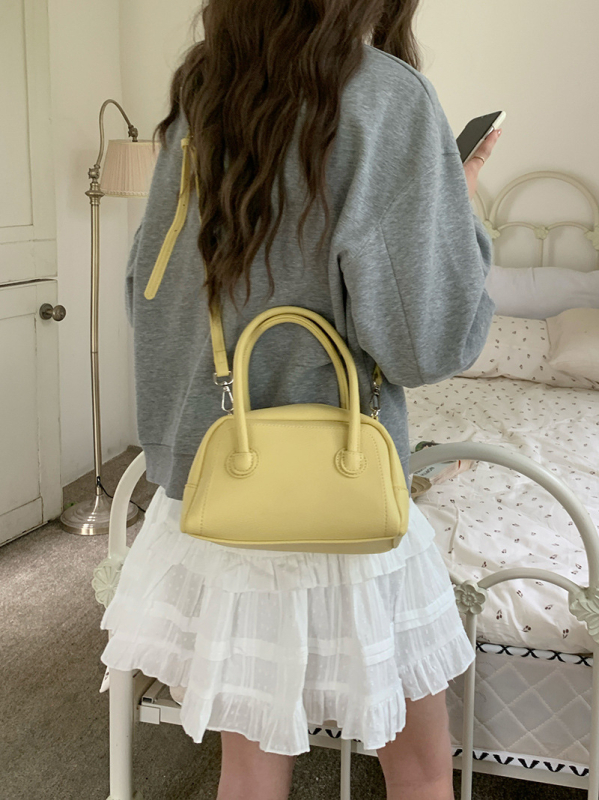 PU torba u Boston stilu, mala, s crossbody remenom