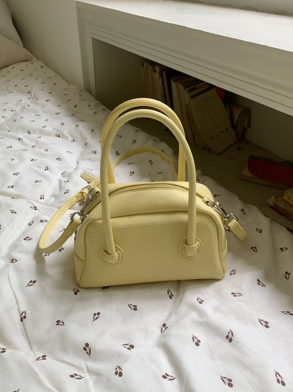 PU torba u Boston stilu, mala, s crossbody remenom