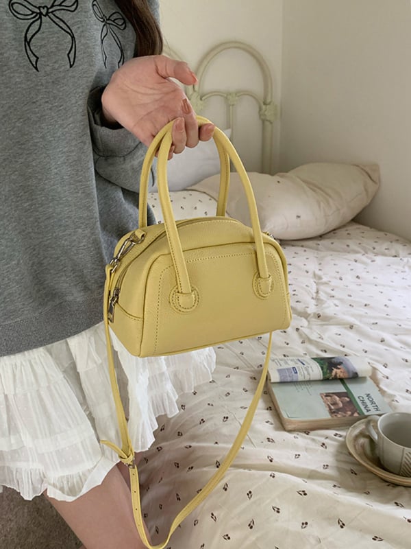 PU torba u Boston stilu, mala, s crossbody remenom