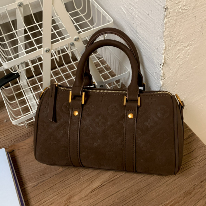 Ženska torba velike kapacitete za jesen/zimu, retro stil, preko ramena i crossbody, Boston Pillow Bag