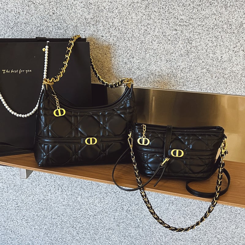 Torba za žene u francuskom stilu s quiltanom lancem, 2026 novi model, torbica za rame i crossbody, dumpling oblik
