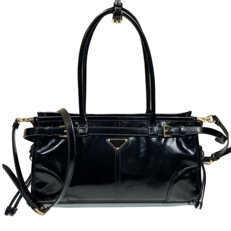 2025 SoftLux Boston Ženska torba od kože s uljem i voskom, crossbody s remenom preko ramena, lagana, retro