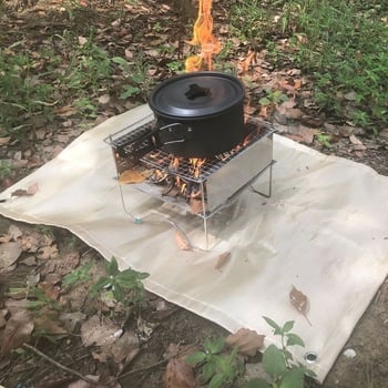 Ognjeodporna tkanina za kampiranje od staklenih vlakana, toplinska izolacija i podloga za roštilj