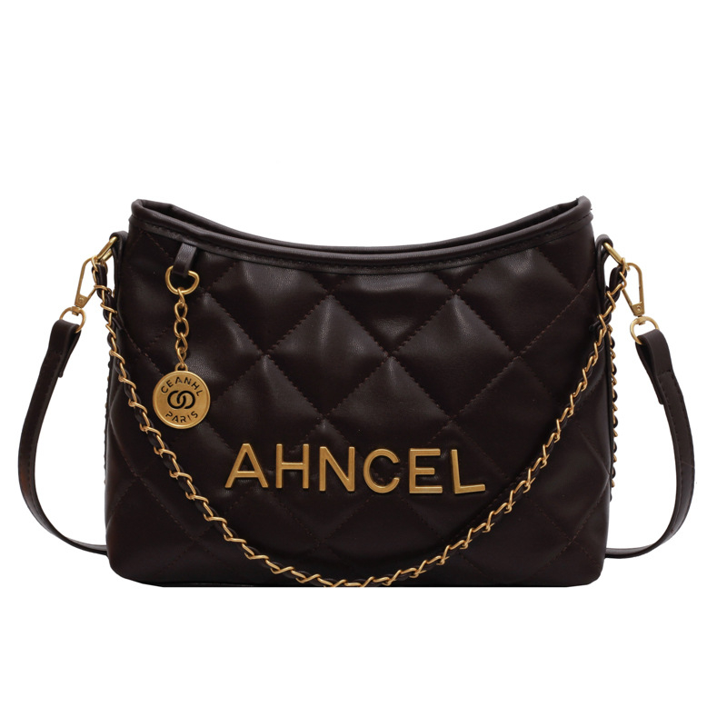 PU kožna mini bucket torbica s prešivanjem romba, inspirirana Chanel stilom, mala za nošenje preko ramena ili crossbody