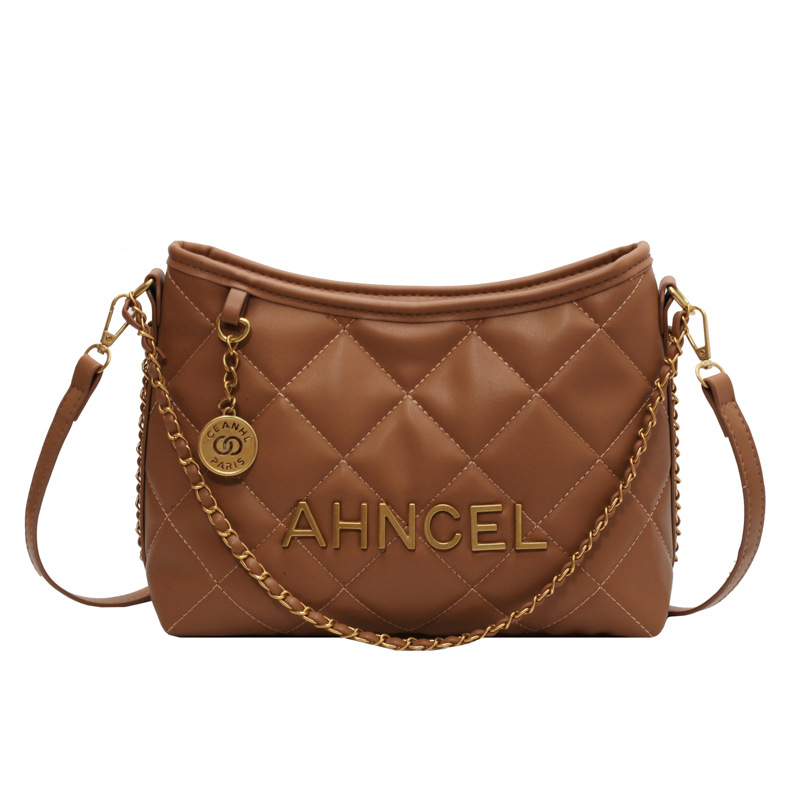 PU kožna mini bucket torbica s prešivanjem romba, inspirirana Chanel stilom, mala za nošenje preko ramena ili crossbody