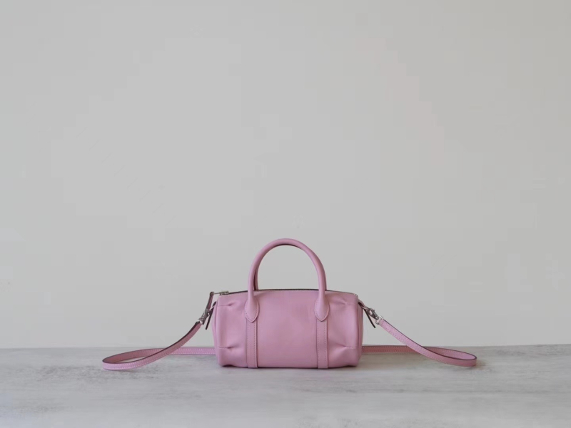 Ma's Mini Pillow Bag, vrhunska kravlja koža, Boston stil, kompaktna torba za rame i crossbody