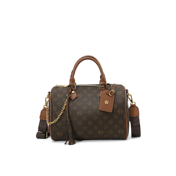 Ženska crossbody torba s monogramom, veliki kapacitet, inspirirano Boston stilom