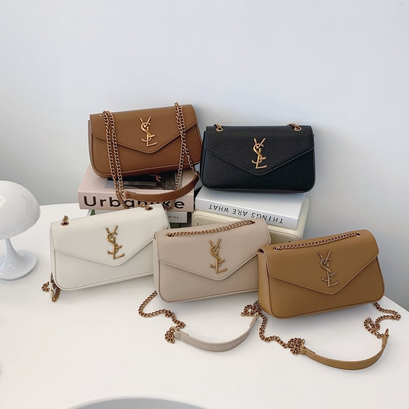 2024 PU crossbody torbica s lancem, jednobojna, mala kvadratna torbica srednje veličine, magnetsko zatvaranje, unutarnji džep sa džepom za telefon, svakodnevna upotreba