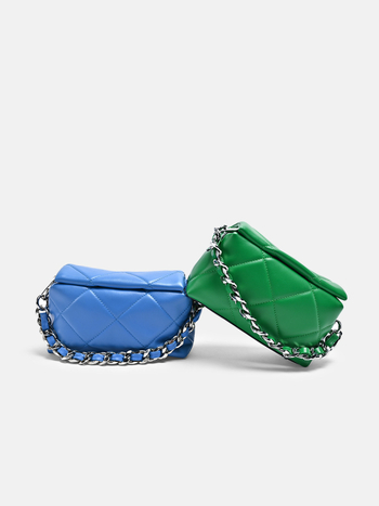 Premium ženska crossbody torba s dijamantnim šavom i lančanim remenom, elegantna i svestrana mala torba za modu, novi stil ramena