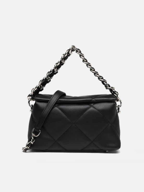 Premium ženska crossbody torba s dijamantnim šavom i lančanim remenom, elegantna i svestrana mala torba za modu, novi stil ramena