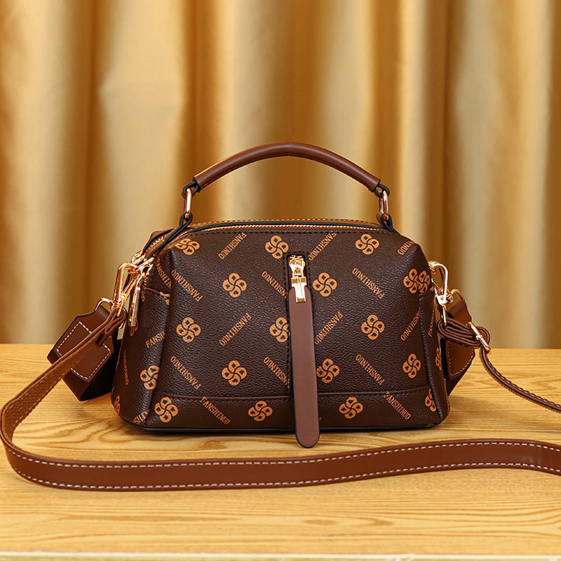 Vanishino Tiskana žena mala kvadratna crossbody torbica s dvije ručke, svakodnevni stil Boston jastuk