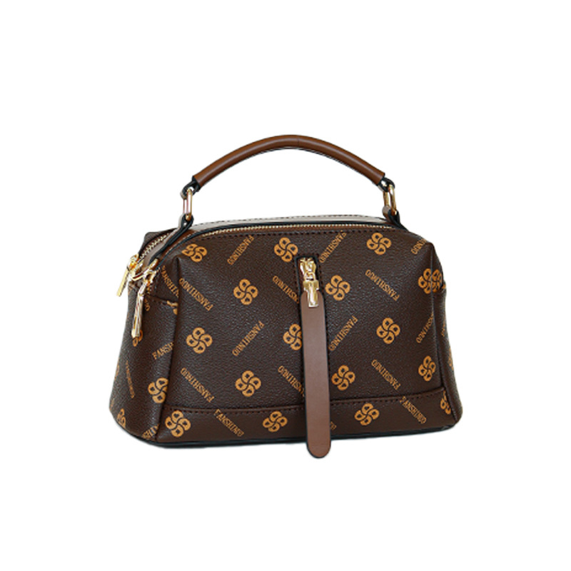 Vanishino Tiskana žena mala kvadratna crossbody torbica s dvije ručke, svakodnevni stil Boston jastuk
