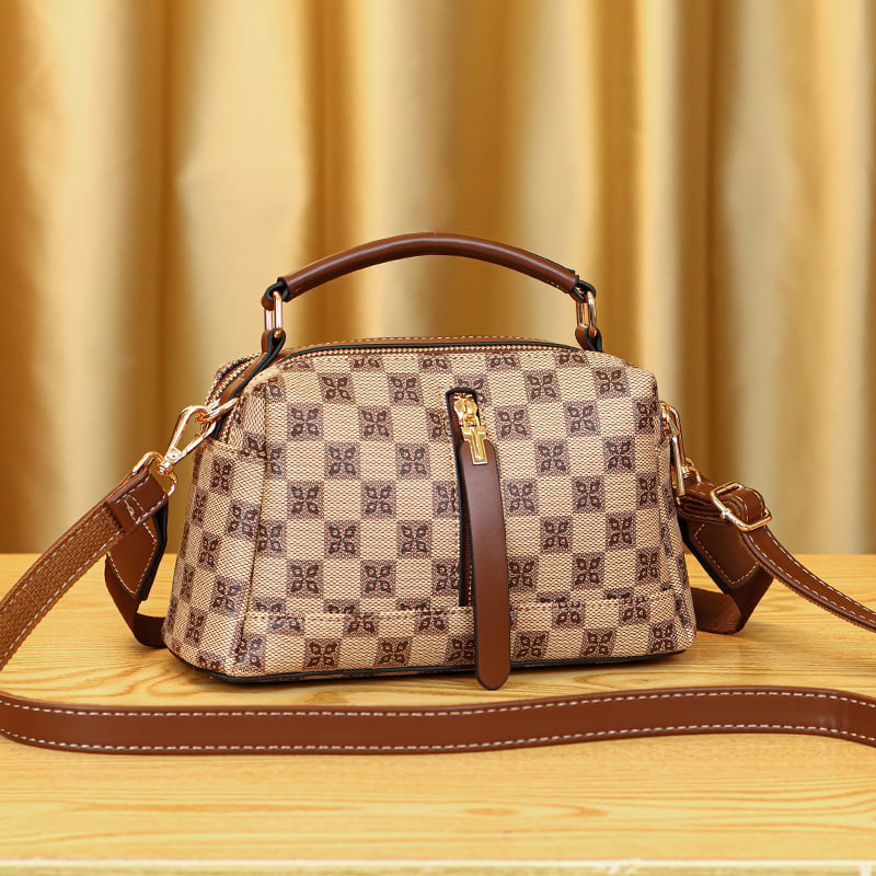 Vanishino Tiskana žena mala kvadratna crossbody torbica s dvije ručke, svakodnevni stil Boston jastuk