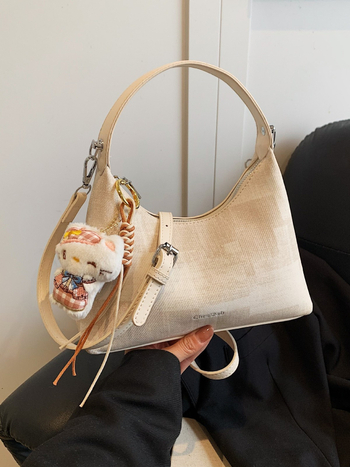 Korejskog stila plisirana mini torbica s motivom oblaka za žene, proljeće 2026, moderna torbica s lancem za rame i crossbody