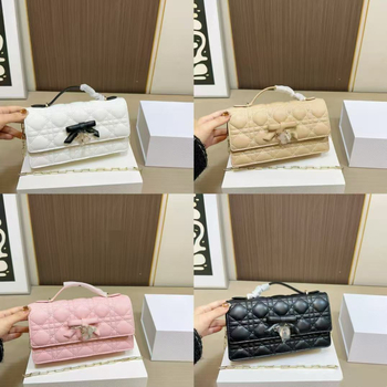 D-brand clutch torba s dijamantno prešivanim uzorkom i perlatnim lancem, mala kvadratna crossbody torba