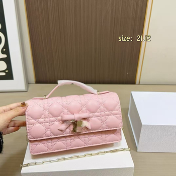 D-brand clutch torba s dijamantno prešivanim uzorkom i perlatnim lancem, mala kvadratna crossbody torba