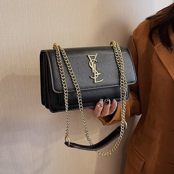 Ženska torbica od PU kože s lančanim remenom, 2025 novi model, lagani luksuz, za rame i crossbody, svakodnevni stil