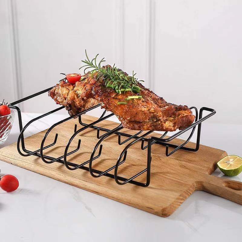 Grătar lung antiaderent pentru uz casnic, fără fum, cu funcție de prăjit în aer – pentru carne, friptură și pui